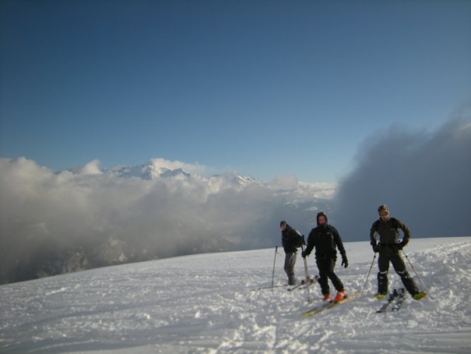 Ski de randonnée à la pointe du Château
