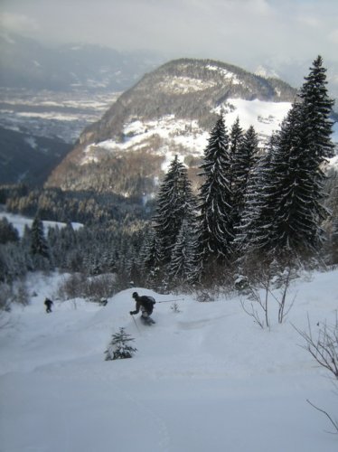 Ski de randonnée à la pointe du Château