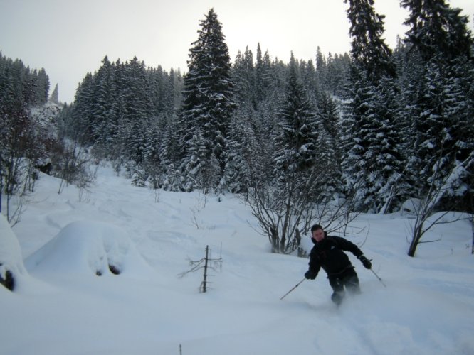 Ski de randonnée à la pointe du Château