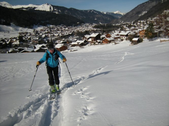 Ski dans le Chablais - Pointe de Ressachaux