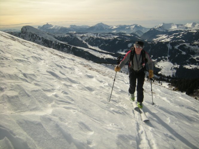 Ski dans le Chablais - Pointe de Ressachaux