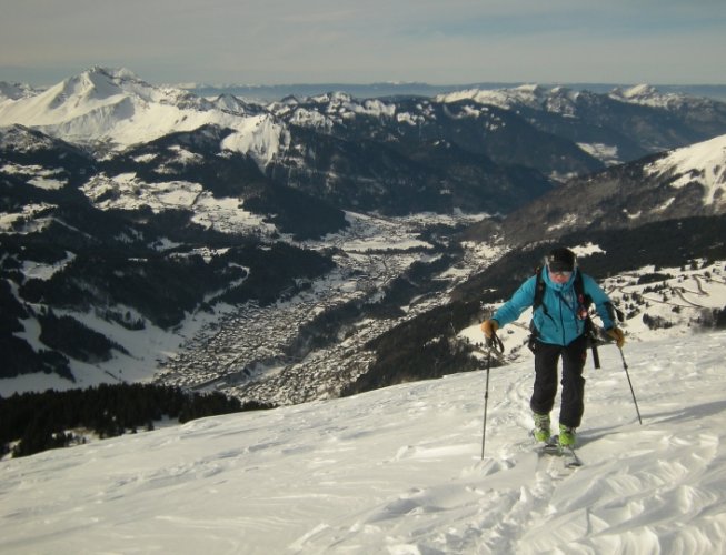 Ski dans le Chablais - Pointe de Ressachaux