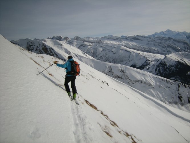 Ski dans le Chablais - Pointe de Ressachaux