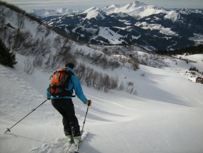 Ski dans le Chablais - Pointe de Ressachaux