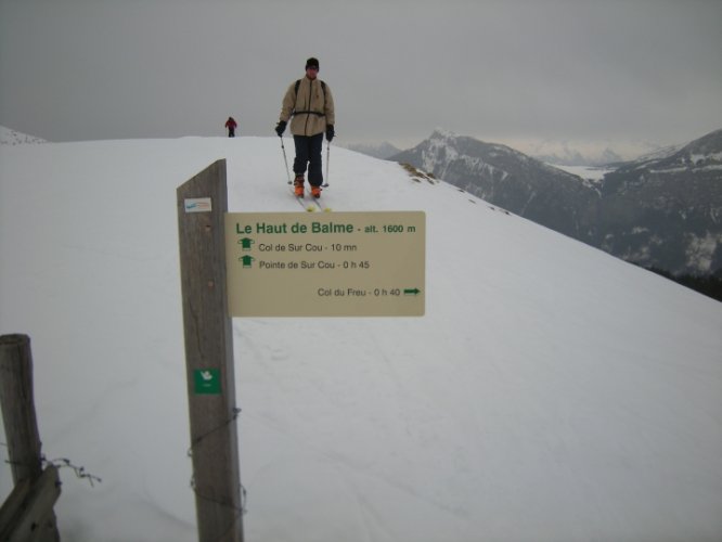 pointe de Sur Cou et Roche Parnal