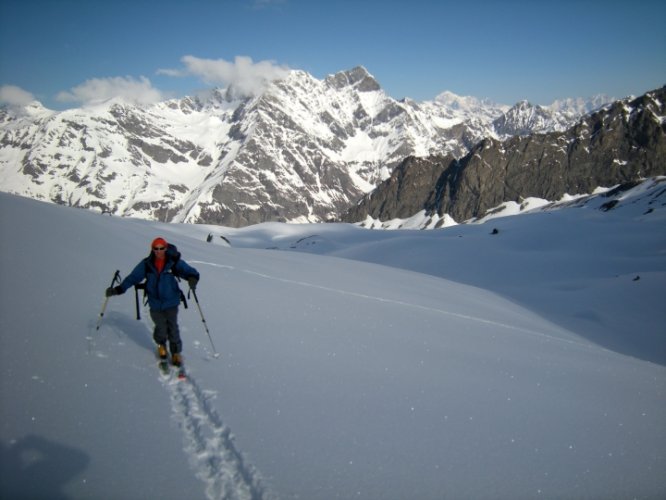 Ski au Mont Taou Blanc, Val Savarenche