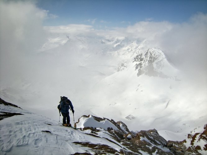 Ski au Mont Taou Blanc, Val Savarenche