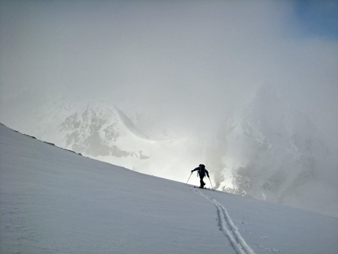 Ski au Mont Taou Blanc, Val Savarenche