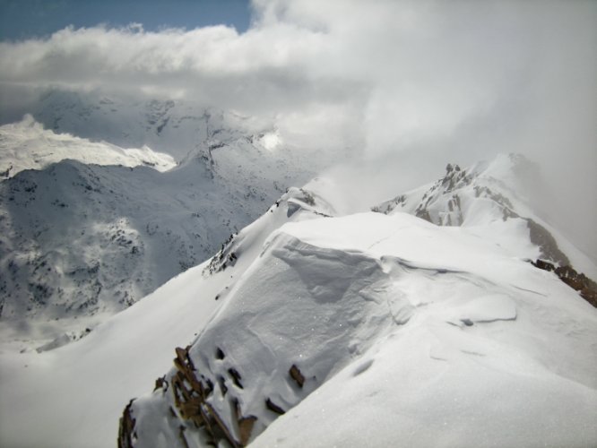 Ski au Mont Taou Blanc, Val Savarenche