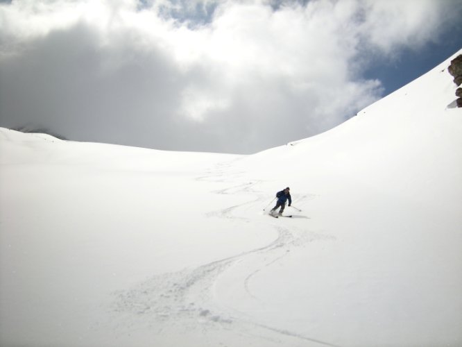 Ski au Mont Taou Blanc, Val Savarenche