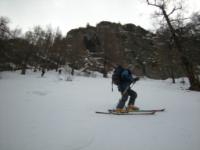 Ski au Mont Taou Blanc, Val Savarenche