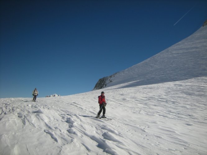 Descente du glacier de Toule