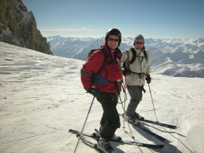 Descente du glacier de Toule