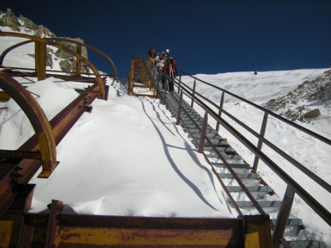 Descente du glacier de Toule