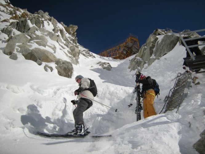 Descente du glacier de Toule