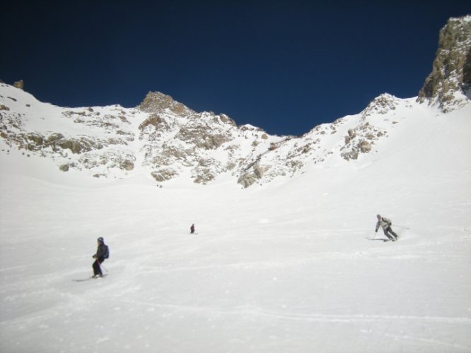 Descente du glacier de Toule