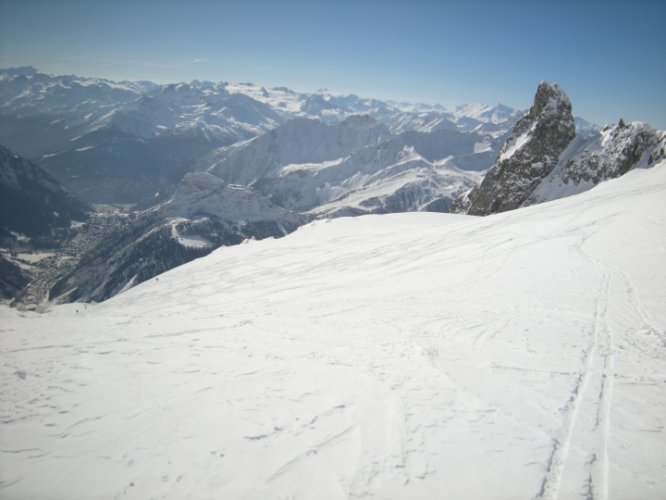 Descente du glacier de Toule