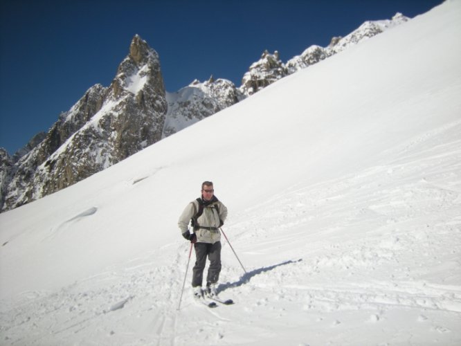 Descente du glacier de Toule