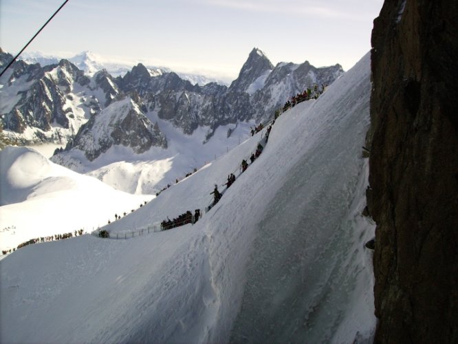 Descente de la Vallée Blanche