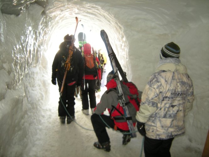 Descente de la Vallée Blanche