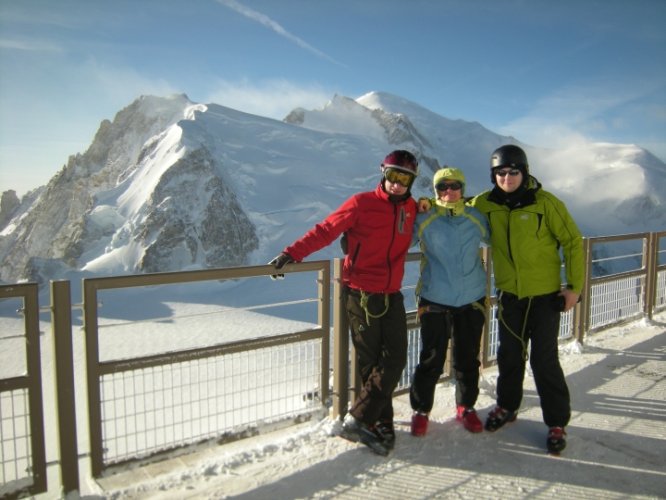 Descente de la Vallée Blanche