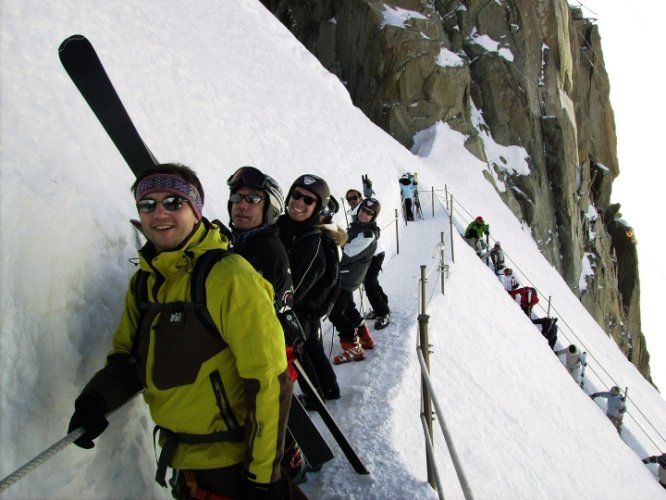 Descente de la Vallée Blanche