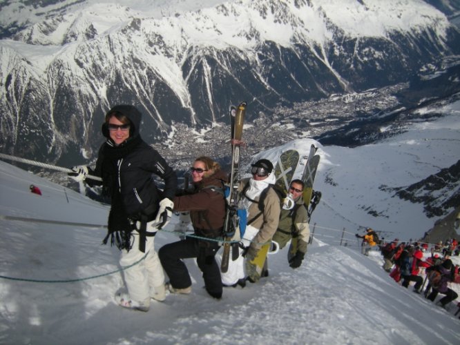 Descente de la Vallée Blanche