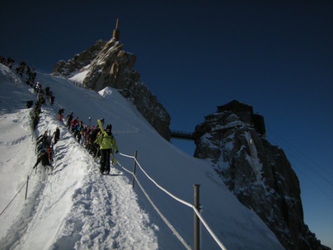 Descente de la Vallée Blanche