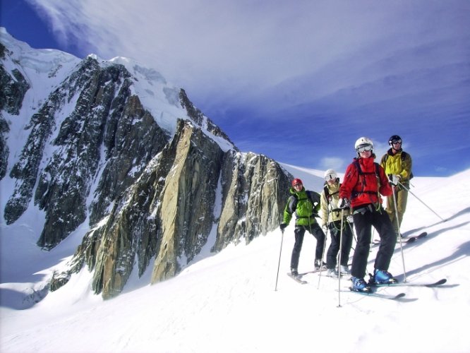 Descente de la Vallée Blanche