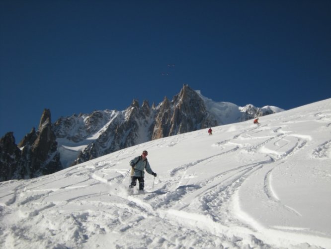 Descente de la Vallée Blanche