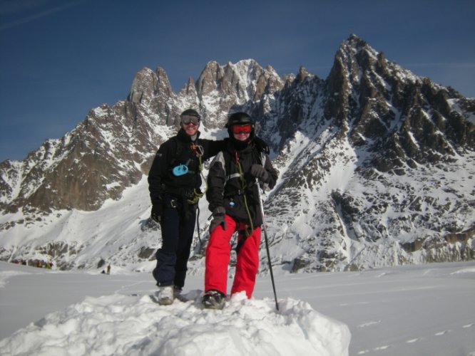 Descente de la Vallée Blanche