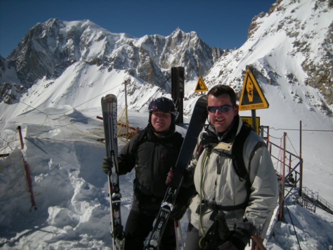 Glacier de la Vierge et Vallée Noire