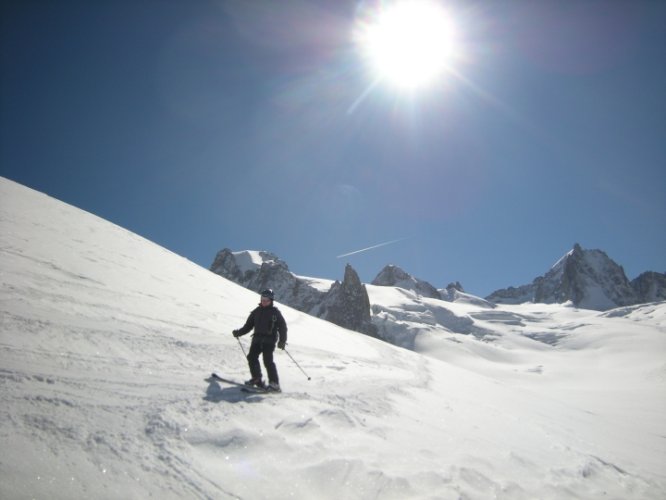 Glacier de la Vierge et Vallée Noire