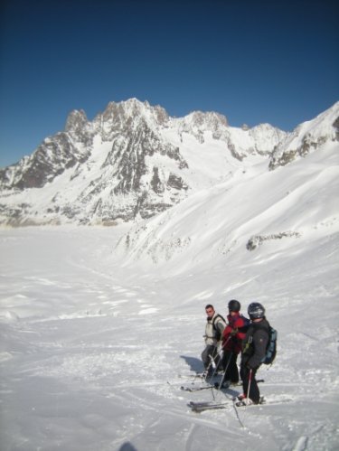 Glacier de la Vierge et Vallée Noire