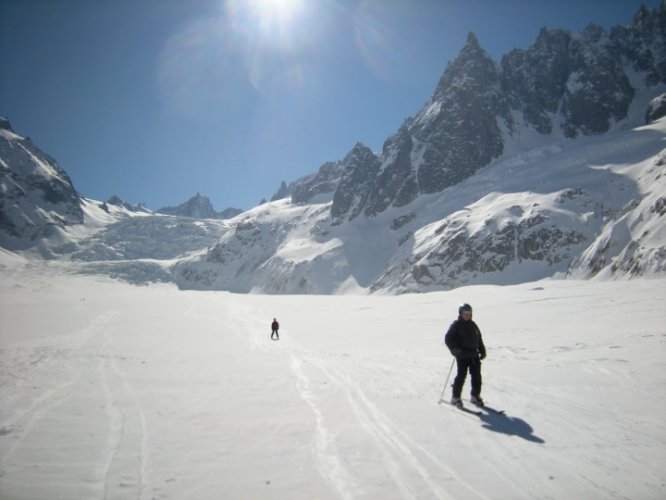 Glacier de la Vierge et Vallée Noire