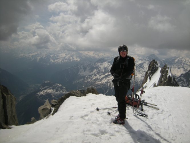 Photos de ski au col d'Entrèves, Chamonix