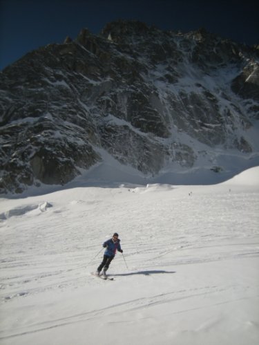 Ski au col du Tour Noir, Chamonix