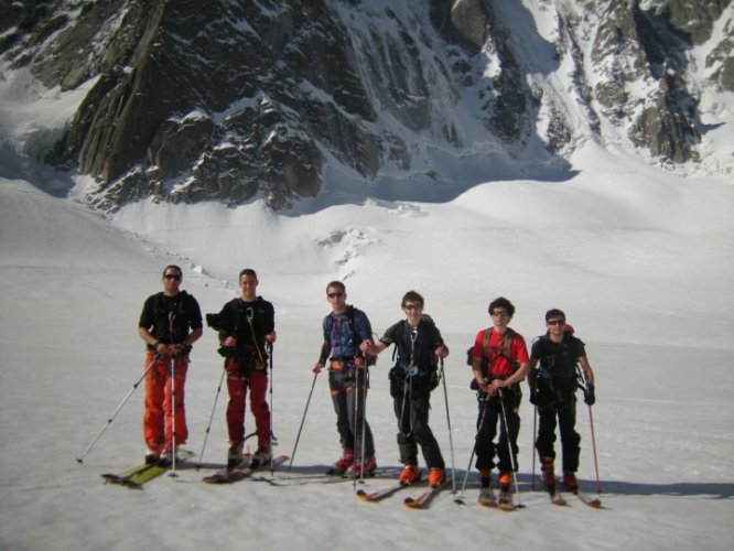 Ski au col du Tour Noir, Chamonix