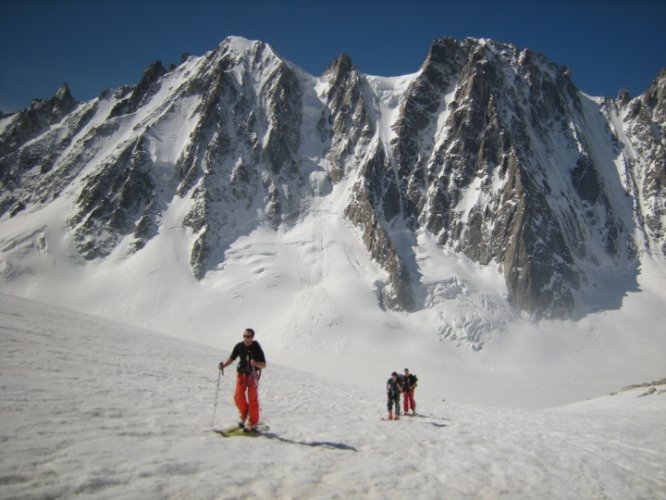 Ski au col du Tour Noir, Chamonix