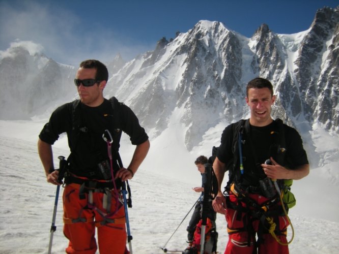 Ski au col du Tour Noir, Chamonix