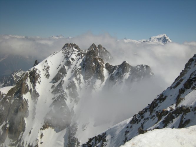 Ski au col du Tour Noir, Chamonix