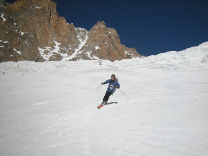 Ski au col du Tour Noir, Chamonix