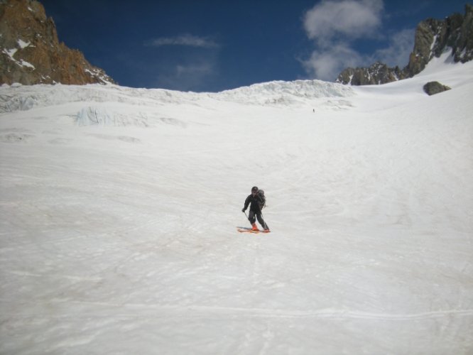 Ski au col du Tour Noir, Chamonix