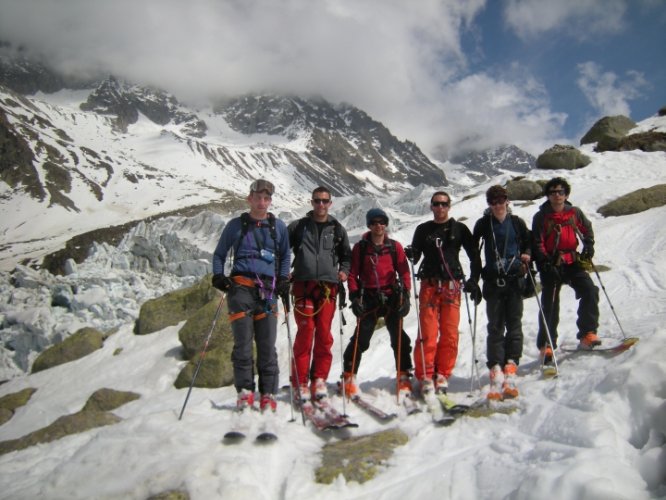 Ski au col du Tour Noir, Chamonix