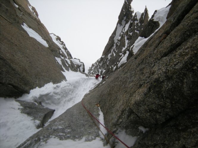 Goulotte Pellissier pointe Lachenal