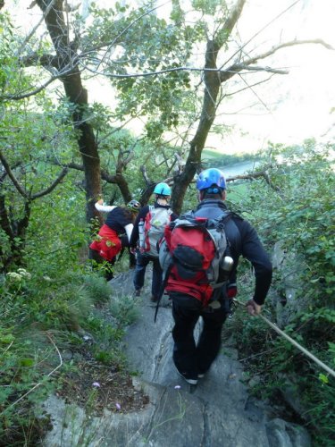 Escalade à Arnad Bucce d'Arancio