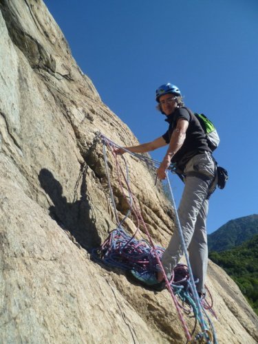 Escalade à Arnad Bucce d'Arancio