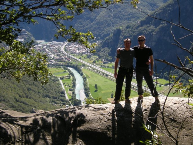 Escalade à Arnad Bucce d'Arancio