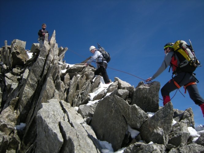 Traversée des Aiguilles d'Entrèves Chamonix