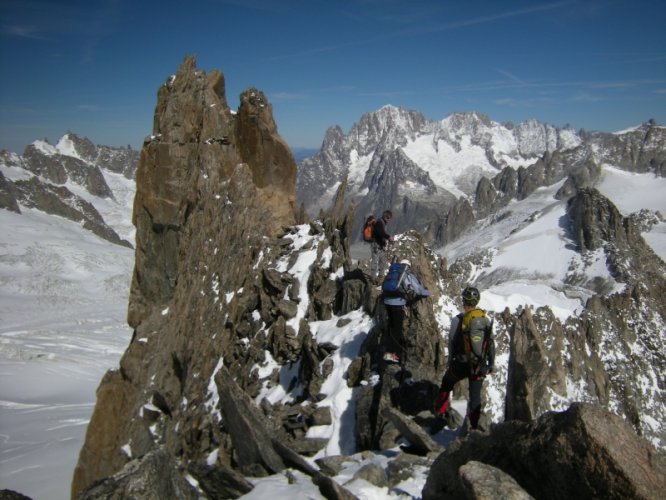 Traversée des Aiguilles d'Entrèves Chamonix